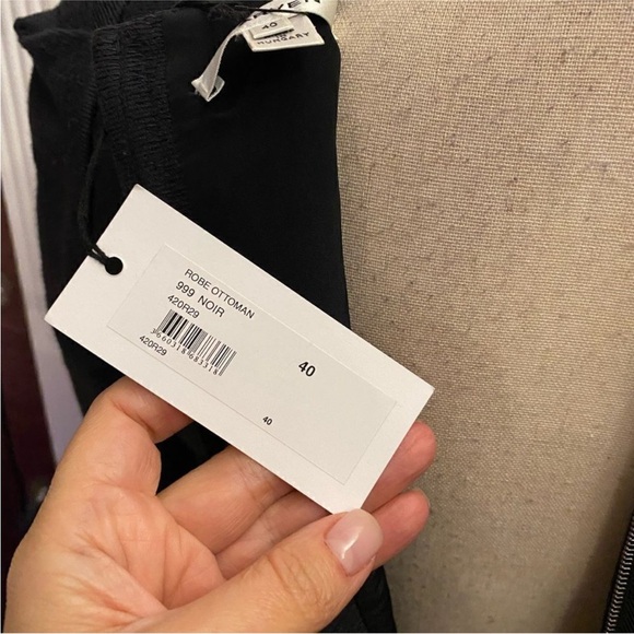 NWT Carven Black Long Sleeve Dress with Cut-Outs, US4 - Picture 10 of 11